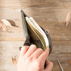 Cool Black Wristlet Wallet Leather Mens Long Wallet Long Wallet for Men - imessengerbags