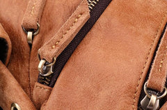 Cool Camel Black Leather Chest Bags Sling Bag Sling Crossbody Bag For Men
