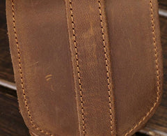 Cool Brown Leather Cigarette Case Belt Pouches BELT Cigarette Holder For Men