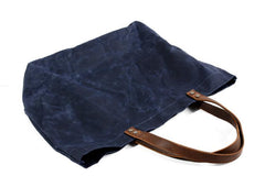 Cool Canvas Leather Mens Casual Waterproof Tote Bag Shoulder Bag Tote Purse For Men - imessengerbags