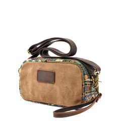 Cool Canvas Mens Green Clutch Bag Mini Side Bag Gray Small Messenger Bag For Men - imessengerbags