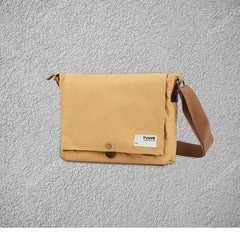 Cool Canvas Mens Side Bag 11'' Black Shoulder Bag College Bag Blue Messenger Bag for Men - imessengerbags
