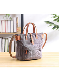 Canvas Leather Mens Womens Handbag Tote Bag Shoulder Bag Tote Purse For Men - imessengerbags