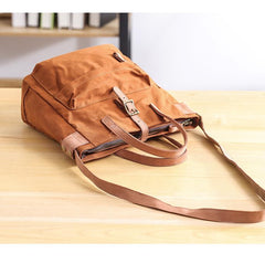 Canvas Leather Mens Womens Handbag Tote Bag Shoulder Bag Tote Purse For Men - imessengerbags