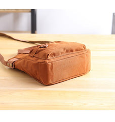 Canvas Leather Mens Womens Handbag Tote Bag Shoulder Bag Tote Purse For Men - imessengerbags