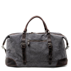 Cool Waxed Canvas Leather Mens Large Travel Weekender Bag Waterproof Duffle bag for Men - imessengerbags