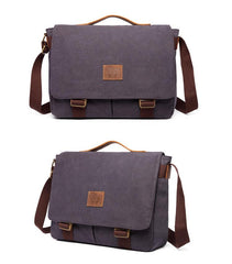 Cool Canvas Mens 15'' Side Bag Shoulder Bag College Bag Messenger Bag for Men - imessengerbags