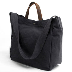 Cute Canvas Mens Womens White Handbag Tote Bag Shoulder Bag Tote Purse For Men - imessengerbags