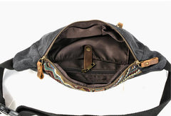 Cool Canvas Village Mens Sling Bag Chest Bag One Shoulder Backpack for Men - imessengerbags