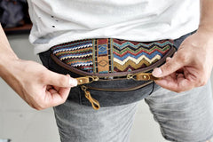 Cool Canvas Village Mens Sling Bag Chest Bag One Shoulder Backpack for Men - imessengerbags