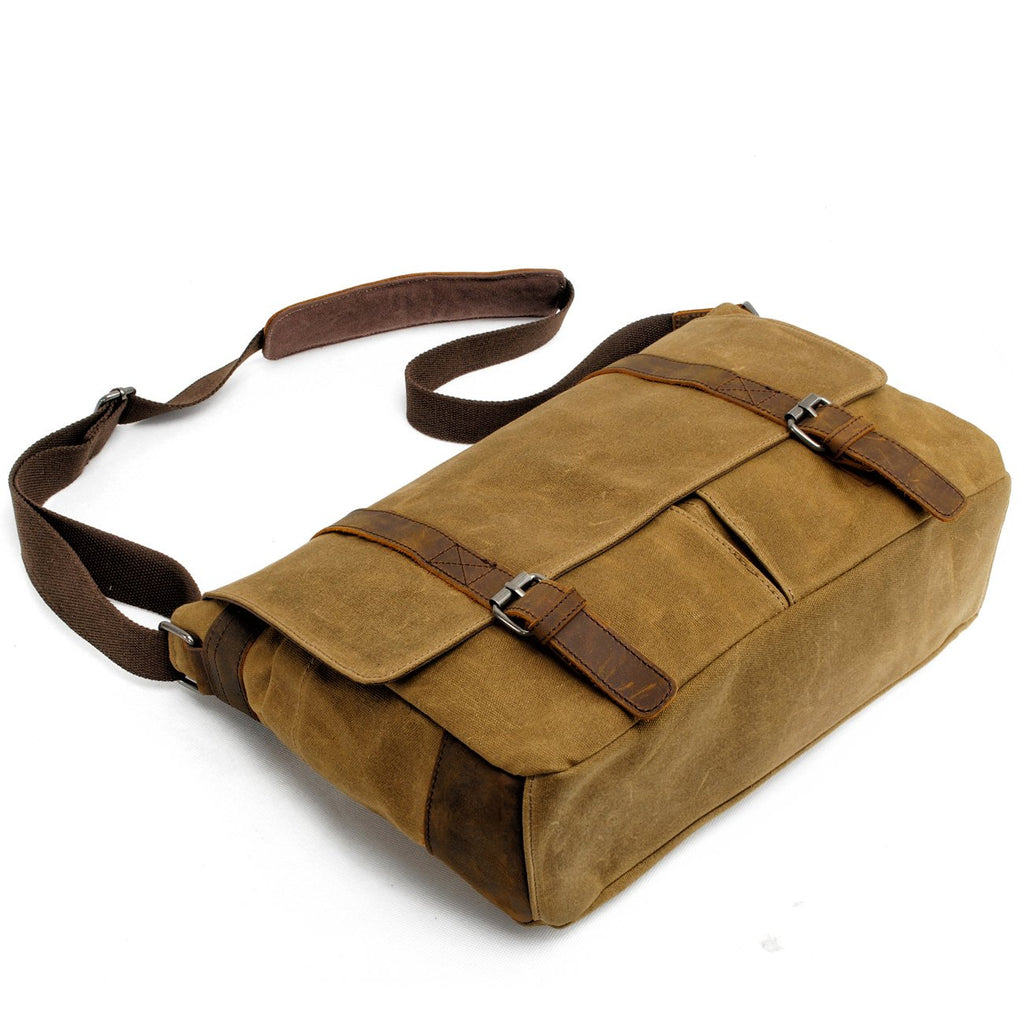 Amazon.com: LAORENTOU Men's Genuine Leather Shoulder Bag, Business  Crossbody Bag for Men Messenger Bags Leather Purse : Clothing, Shoes &  Jewelry