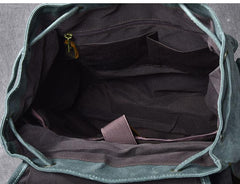 Waxed Canvas Leather Mens Womens 16