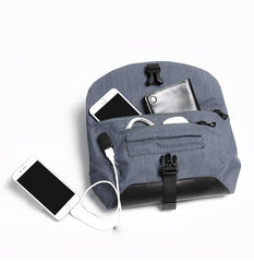 Cool Oxford Cloth PVC Men's Sling Bag Chest Bag One Shoulder Backpack For Men - imessengerbags