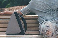 Cool OXFORD CLOTH PVC Men's Sling Bag Triangular One Shoulder Backpack Chest Bag For Men - imessengerbags