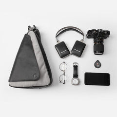 Cool OXFORD CLOTH PVC Men's Sling Bag Triangular One Shoulder Backpack Chest Bag For Men - imessengerbags