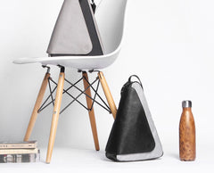 Cool OXFORD CLOTH PVC Men's Sling Bag Triangular One Shoulder Backpack Chest Bag For Men - imessengerbags