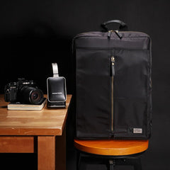 Cool Nylon cloth Men's Black Travel Backpack Large Backpack Laptop Backpack For Men - imessengerbags