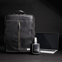 Cool Nylon cloth Men's Black Travel Backpack Large Backpack Laptop Backpack For Men - imessengerbags