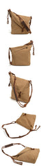 Cute Canvas Womens Mens Pink Side Bag Shoulder Bag Blue Messenger Bag For Men - imessengerbags