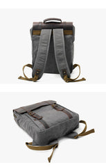 Vintage Canvas Mens Womens Large Pink College Backpack 14'' Green Travel Backpack Computer Backpack For Men - imessengerbags
