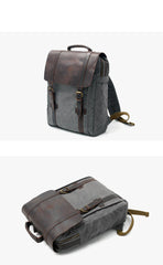 Vintage Canvas Mens Womens Large Pink College Backpack 14'' Green Travel Backpack Computer Backpack For Men - imessengerbags