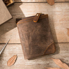Cool Canvas Mens Small Wallets Bifold Vintage billfold Wallet for Men - imessengerbags