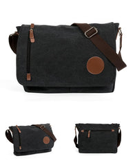 Cool Casual Canvas Womens Mens Side Bag 14'' Shoulder Bag Khaki Messenger Bag For Men - imessengerbags