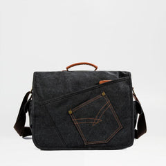 Cool Casual Canvas Mens 15.6'' Side Bag Shoulder Bag Large Messenger Bag For Men - imessengerbags