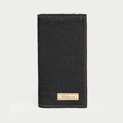 Cool Denim Mens Jean Long Wallet Bifold Slim Long Wallets For Men - imessengerbags