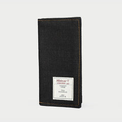 Cool Denim Mens Long Wallet Bifold Jean SLim Long Wallets For Men - imessengerbags