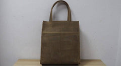 Cool Handmade Leather Mens Tote Bag Cool Messenger Tote Bag Handbag for men