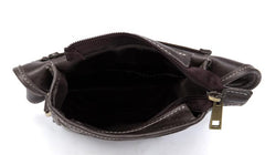Cool Leather Belt Pouch Mens Chest Bag Backpack Shoulder Bag for Men - imessengerbags