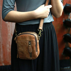 Cool Leather Belt Pouch Mens Waist Bag Shoulder Bag for Men - imessengerbags