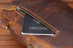 Cool Leather Chest Bag Sling Bag Sling Crossbody Bag Sling Travel Bag Sling Hiking Bags For Men - imessengerbags