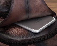 Cool Leather Chest Bag Sling Bag Sling Crossbody Bag Sling Travel Bags Sling Hiking Bag For Men - imessengerbags