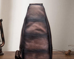 Cool Leather Chest Bag Sling Bag Sling Crossbody Bag Sling Travel Bags Sling Hiking Bag For Men - imessengerbags