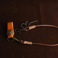 Cool Leather Biker Wallet Chain Pants Chain Buckle Rope Jeans Chain Jean Chain For Men - imessengerbags