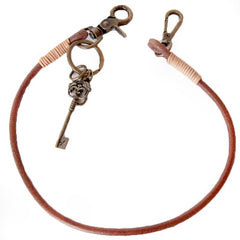Cool Leather Biker Wallet Chain Pants Chain Buckle Rope Jeans Chain Jean Chain For Men - imessengerbags