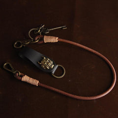 Cool Leather Biker Wallet Chain Pants Chain Buckle Rope Jeans Chain Jean Chain For Men - imessengerbags
