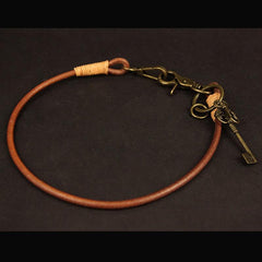 Cool Leather Biker Wallet Chain Pants Chain Buckle Rope Jeans Chain Jean Chain For Men - imessengerbags