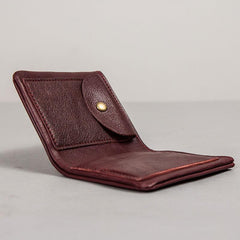 Cool Leather Men Small Wallet Bifold Small Wallet for Men - imessengerbags