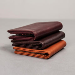 Cool Leather Men Small Wallet Bifold Small Wallet for Men - imessengerbags