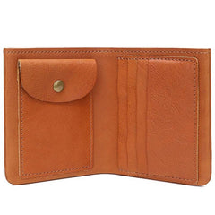 Cool Leather Men Small Wallet Bifold Small Wallet for Men - imessengerbags