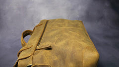 Cool Leather Mens 14inch Laptop Bag Briefcase Work Handbag Business Bag for Men