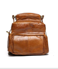 Cool Leather Mens Backpack Large Cool Vintage Large Travel Backpack Bag for Men