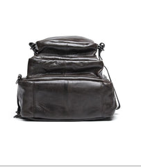 Cool Leather Mens Backpack Large Cool Vintage Large Travel Backpack Bag for Men