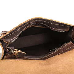 Cool Leather Mens Backpack Vintage Travel Backpack School Backpack for Men