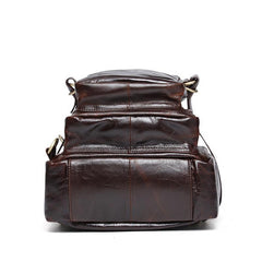Cool Leather Mens Backpack Large Cool Vintage Large Travel Backpack Bag for Men