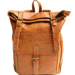 Cool Leather Mens Backpack Travel Backpacks Vintage Laptop Backpack for men