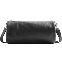 Cool Leather Mens Barrel Shoulder Bags Messenger Bags for Men - imessengerbags